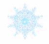 Blue Snowflake
