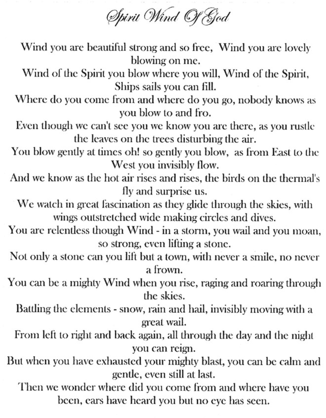 Spirit Wind of God