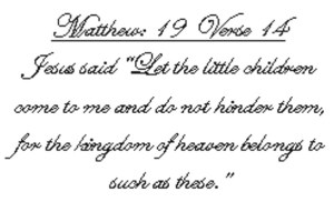 Verse Matthew19v14